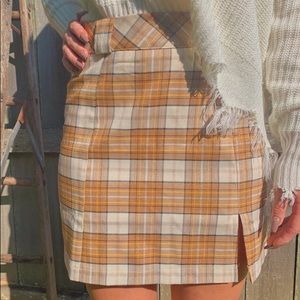 Plaid skirt